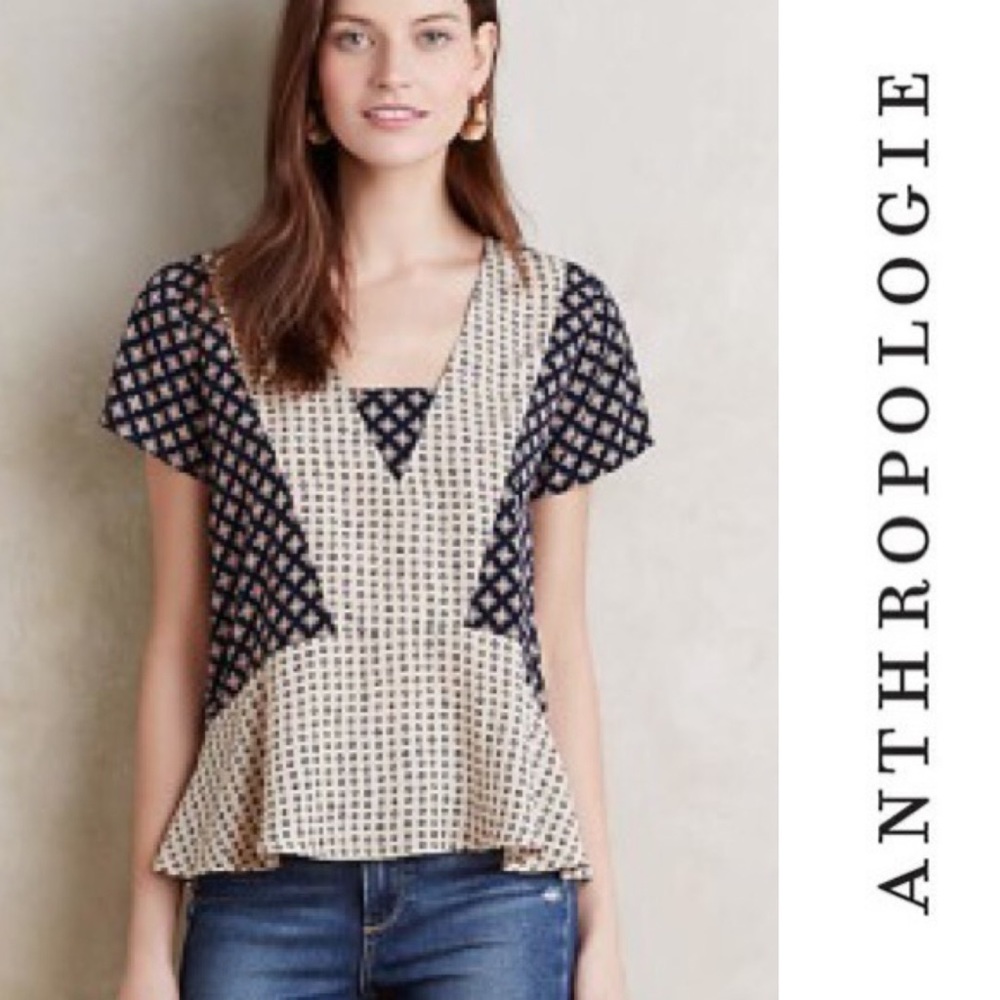 Anthropologie - En Elle Verona Peplum Top